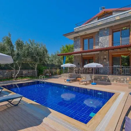 Villa Tuzlu Sistem Havuzlu Luks Fethiye